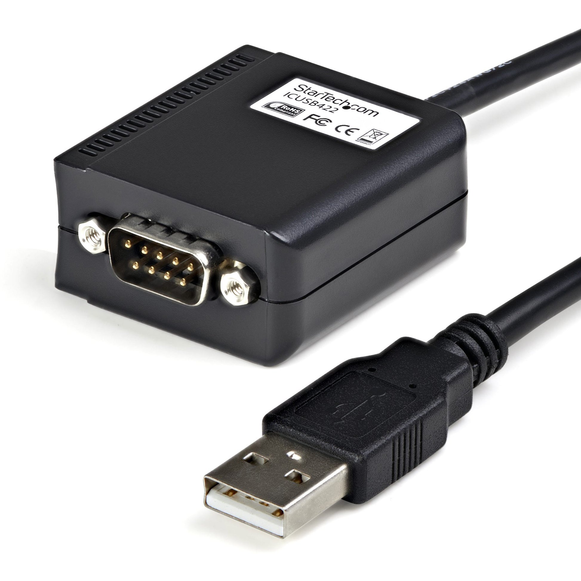 Main Image for StarTech.com 6ft (1.8m) 1-Port Professional RS422/485 USB Serial Cable Adapter with COM Retention, USB to RS422 Adapter - TAA