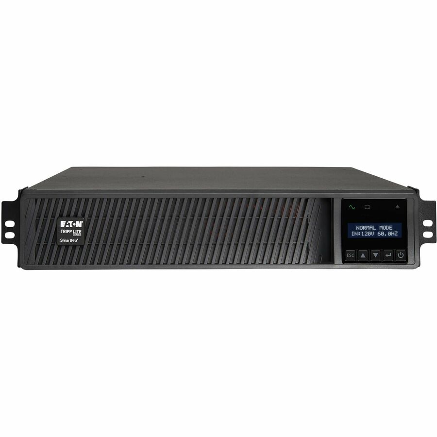 Front Image for Eaton Tripp Lite Series SmartPro 1950VA 1950W 120V Line-Interactive Sine Wave UPS - 7 Outlets, Network Card Option, LCD, USB, DB9, 2U Rack/Tower