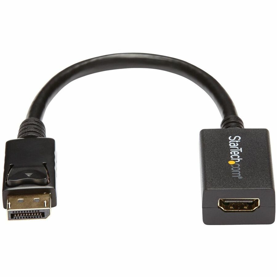 Alternate-Image6 Image for StarTech.com DisplayPort to HDMI Adapter, 1080p DP to HDMI Video Converter, DP to HDMI Monitor/TV Dongle, Passive, Latching DP Connector