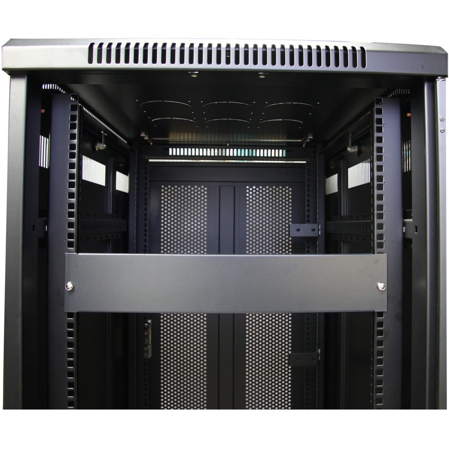 Alternate-Image1 Image for StarTech Blanking Panel - 2U - 19in - Steel - Black - Blank Rack Panel - Filler Panel - Rack Mount Panel - Rack Blanks
