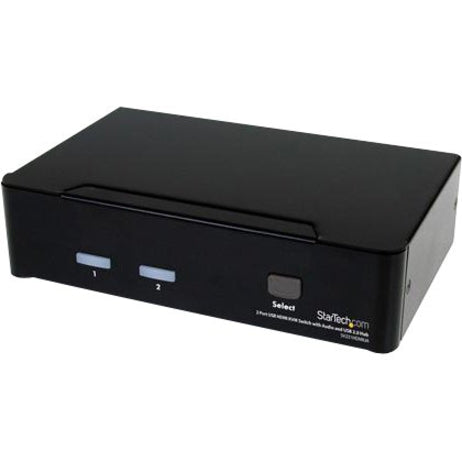 Left Image for StarTech 2 Port USB HDMI KVM Switch w/ Audio & USB 2.0 Hub, TAA