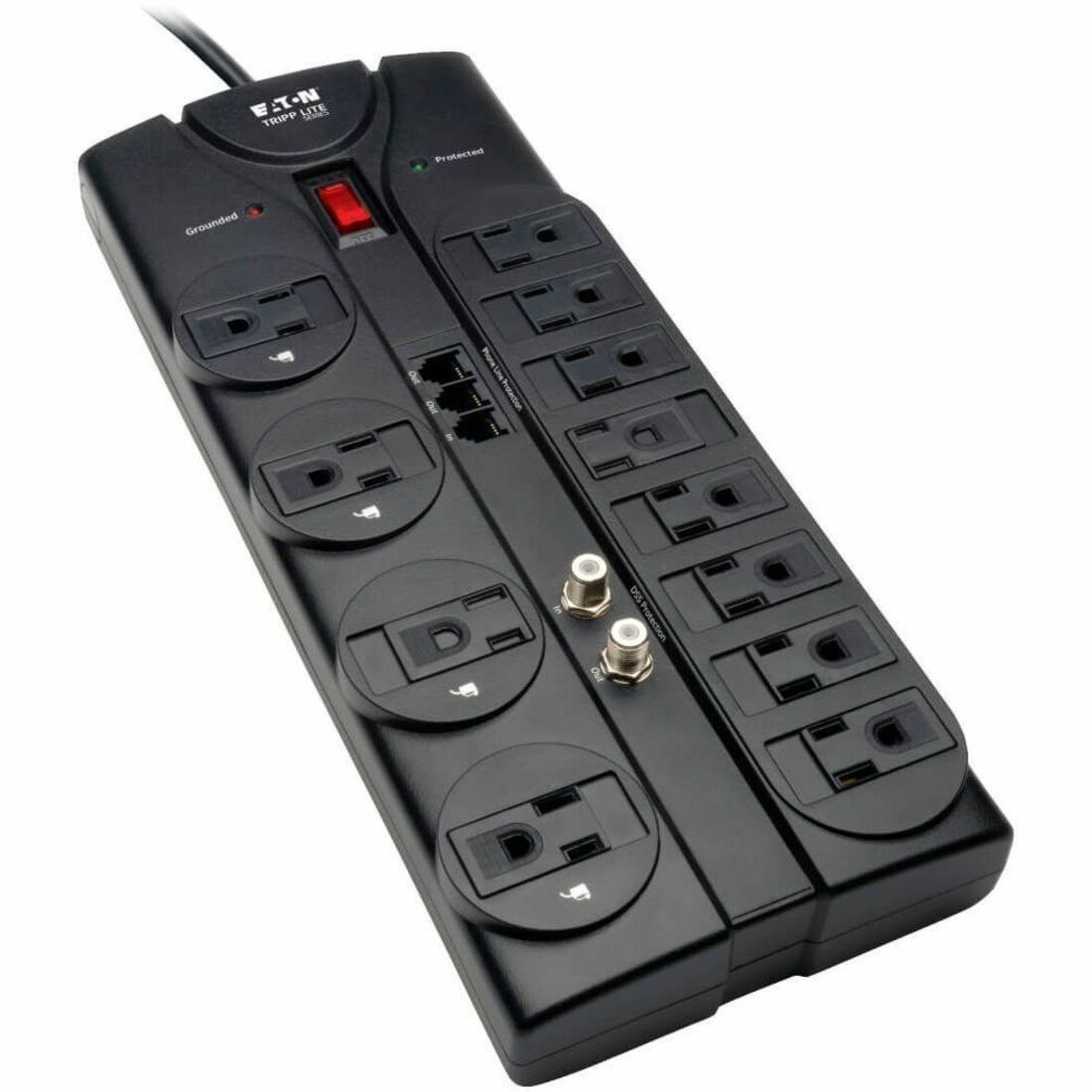 Main Image for Tripp Lite by Eaton Protect It! 12-Outlet Surge Protector 8 ft. (2.43 m) Cord 2880 Joules Tel/Modem/Coaxial Protection