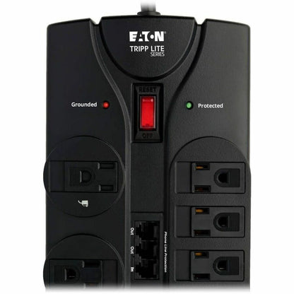 Alternate-Image4 Image for Tripp Lite by Eaton Protect It! 12-Outlet Surge Protector 8 ft. (2.43 m) Cord 2880 Joules Tel/Modem/Coaxial Protection