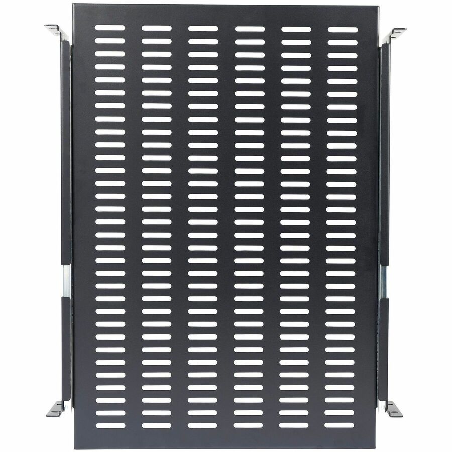 Alternate-Image4 Image for StarTech.com 2U 20 to 30in Adjustable Mounting Depth Vented Sliding Rack Mount Shelf - 50lbs / 22.7kg - 24in Deep