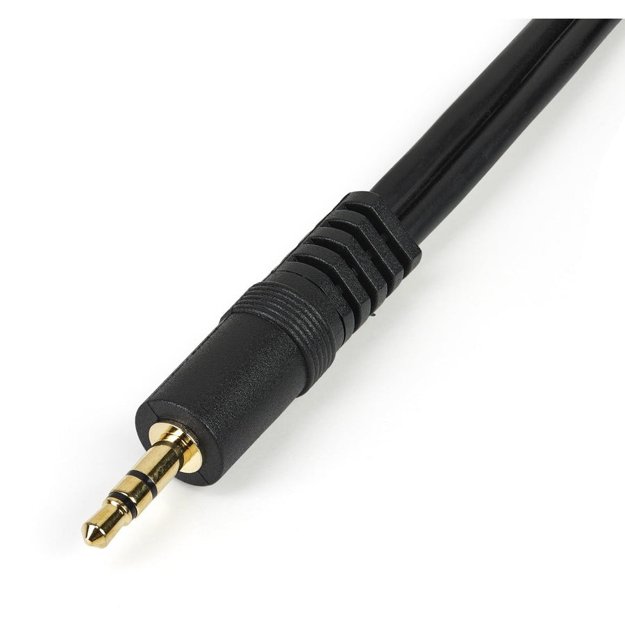 Alternate-Image1 Image for StarTech.com Stereo Splitter Cable - Phono Stereo 3.5mm (M) - Phono 2x Stereo (F) - 6in