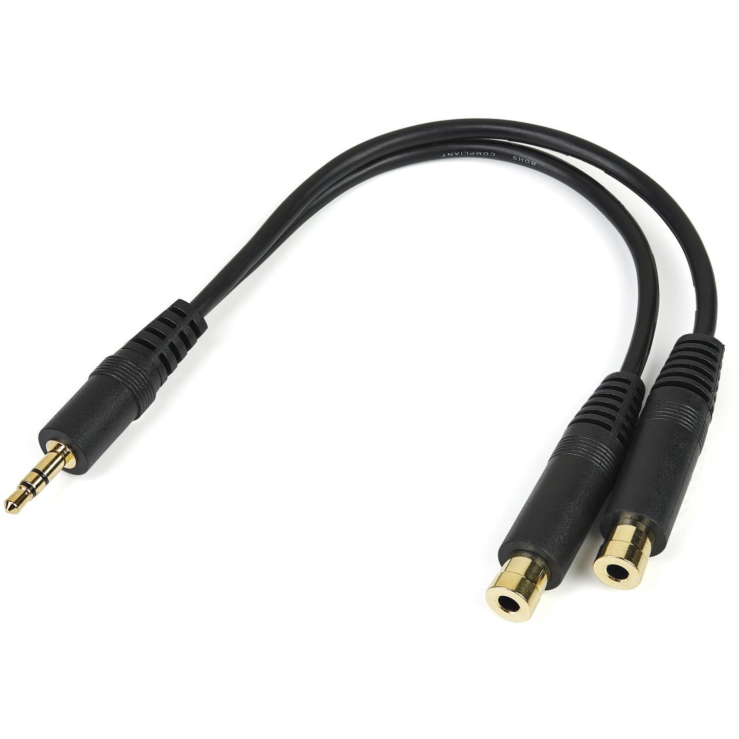 Main Image for StarTech.com Stereo Splitter Cable - Phono Stereo 3.5mm (M) - Phono 2x Stereo (F) - 6in