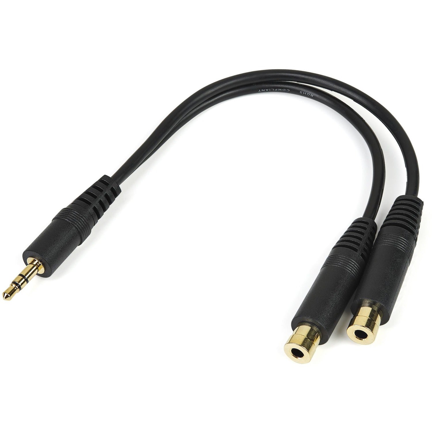 Main Image for StarTech.com Stereo Splitter Cable - Phono Stereo 3.5mm (M) - Phono 2x Stereo (F) - 6in