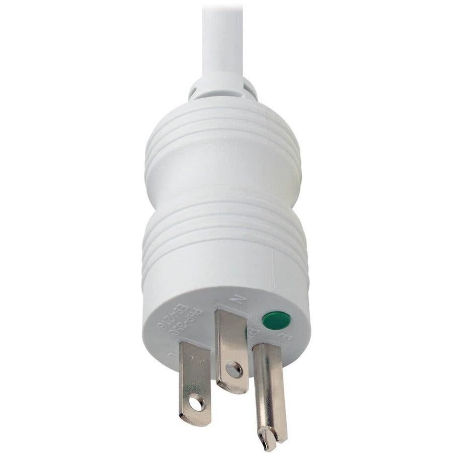 Alternate-Image1 Image for Eaton Tripp Lite Series Safe-IT Medical-Grade Power Strip, UL 1363, 4 Hospital-Grade Outlets, Antimicrobial, 15 ft. (4.57 m) Cord