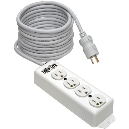 Alternate-Image3 Image for Eaton Tripp Lite Series Safe-IT Medical-Grade Power Strip, UL 1363, 4 Hospital-Grade Outlets, Antimicrobial, 15 ft. (4.57 m) Cord