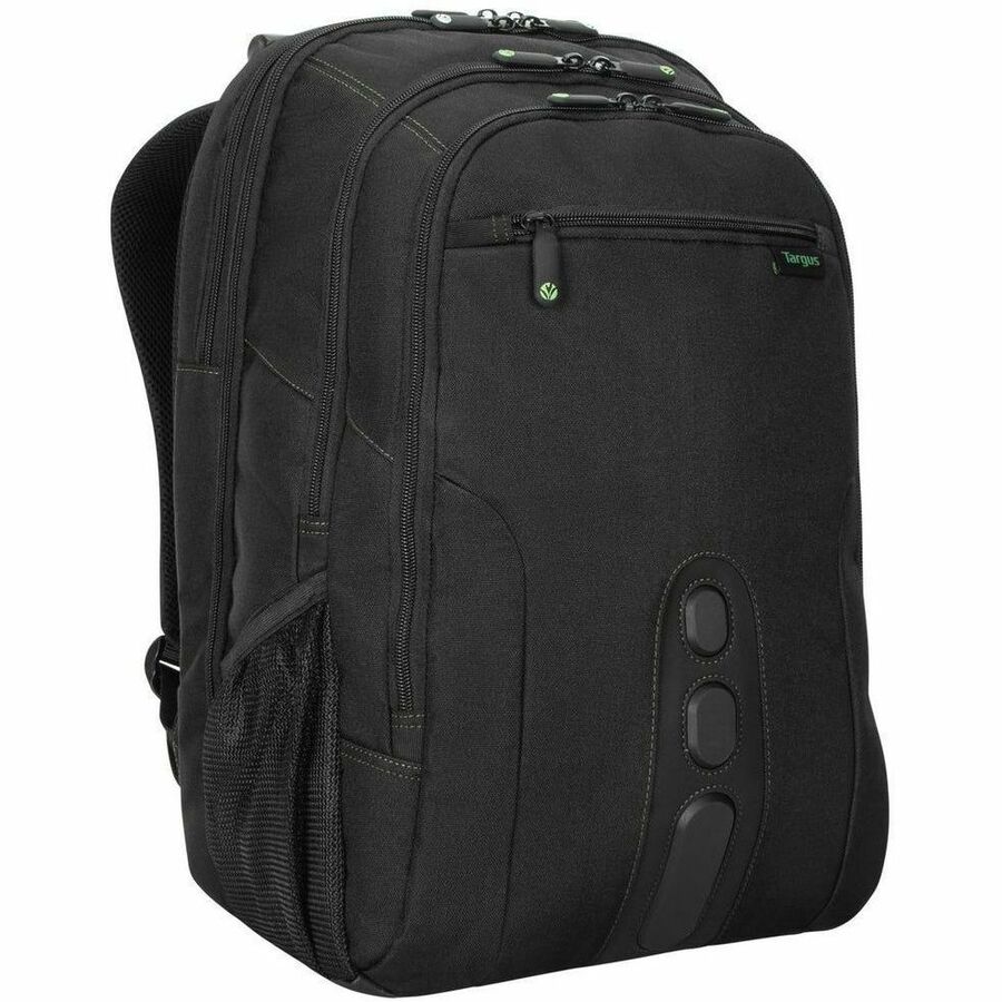 Alternate-Image4 Image for Targus Spruce EcoSmart TBB019US Carrying Case (Backpack) for 17" Notebook - Black, Green - TAA Compliant