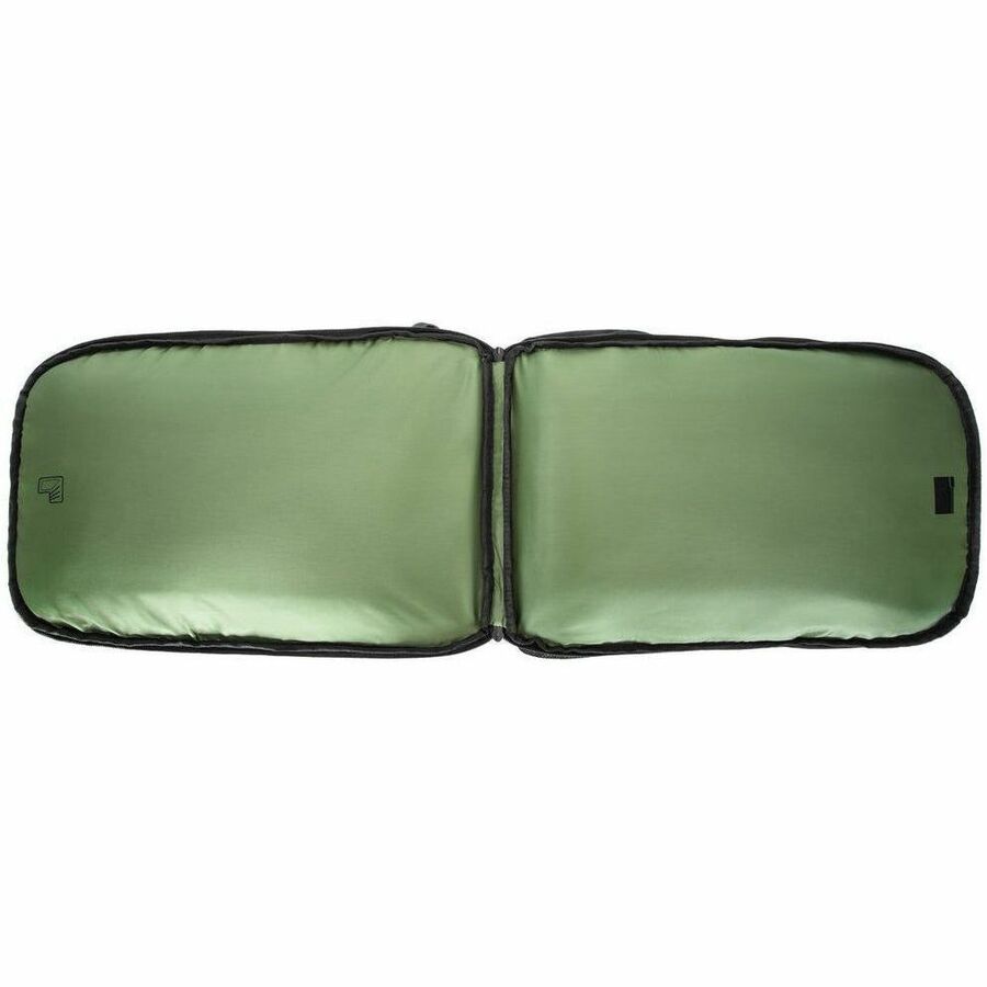 Alternate-Image6 Image for Targus Spruce EcoSmart TBB019US Carrying Case (Backpack) for 17" Notebook - Black, Green - TAA Compliant