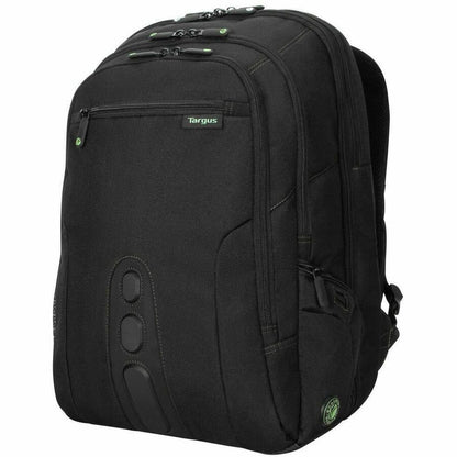Alternate-Image5 Image for Targus Spruce EcoSmart TBB019US Carrying Case (Backpack) for 17" Notebook - Black, Green - TAA Compliant