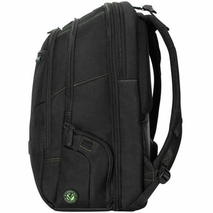 Right Image for Targus Spruce EcoSmart TBB019US Carrying Case (Backpack) for 17" Notebook - Black, Green - TAA Compliant