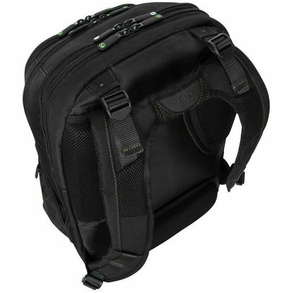 Alternate-Image8 Image for Targus Spruce EcoSmart TBB019US Carrying Case (Backpack) for 17" Notebook - Black, Green - TAA Compliant