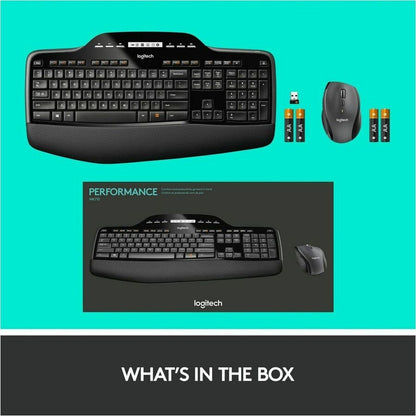 Alternate-Image9 Image for Logitech MK710 Wireless Keyboard and Mouse Combo for Windows, 2.4GHz Advanced Wireless, Wireless Mouse