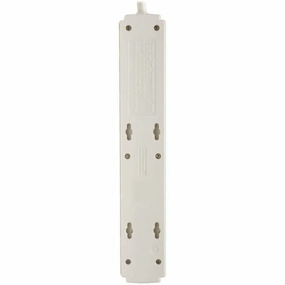 Alternate-Image1 Image for Eaton Tripp Lite Series Protect It! 6-Outlet Surge Protector, 6 ft. Cord, 900 Joules, Diagnostic LED, Light Gray Housing