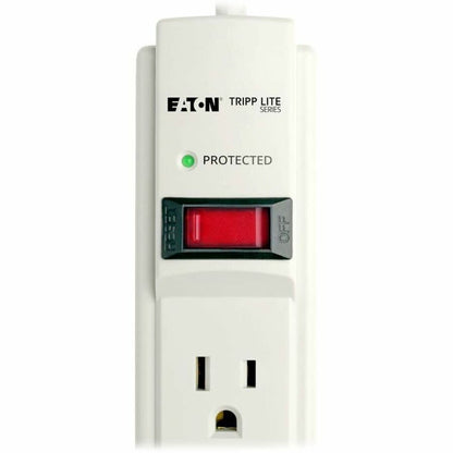 Alternate-Image4 Image for Eaton Tripp Lite Series Protect It! 6-Outlet Surge Protector, 6 ft. Cord, 900 Joules, Diagnostic LED, Light Gray Housing