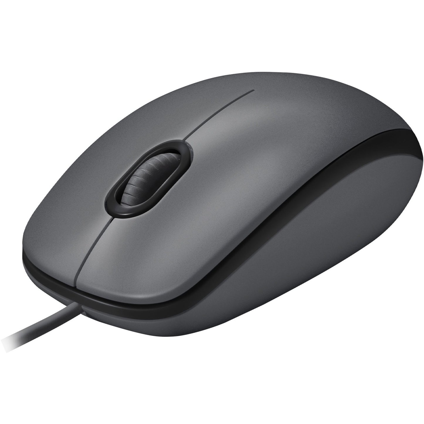 Main Image for Logitech M100 Wired USB Mouse, 3-Buttons,1000 DPI Optical Tracking, Ambidextrous, Compatible with PC, Mac, Laptop (Gray)