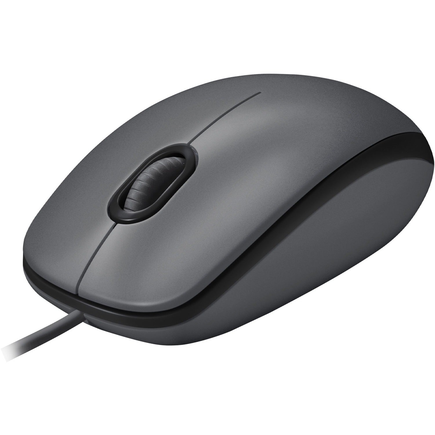Main Image for Logitech M100 Wired USB Mouse, 3-Buttons,1000 DPI Optical Tracking, Ambidextrous, Compatible with PC, Mac, Laptop (Gray)