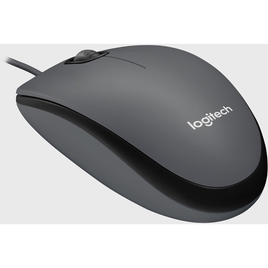 Alternate-Image3 Image for Logitech M100 Wired USB Mouse, 3-Buttons,1000 DPI Optical Tracking, Ambidextrous, Compatible with PC, Mac, Laptop (Gray)