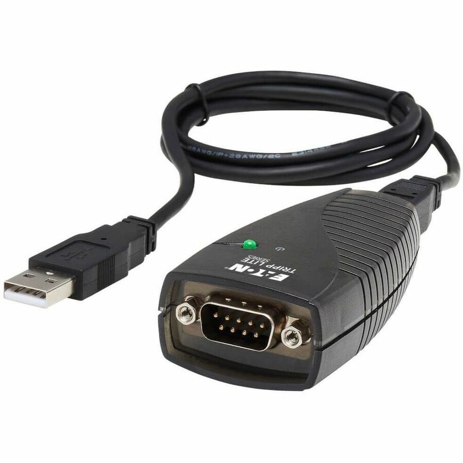 Alternate-Image2 Image for Eaton Tripp Lite Series Keyspan USB to Serial Adapter - USB-A Male to DB9 RS232 Male, 3 ft. (0.91 m), TAA