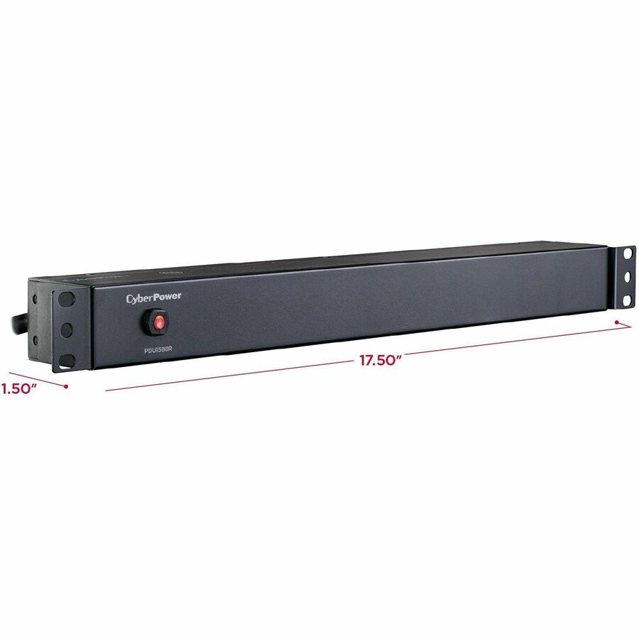 Alternate-Image3 Image for CyberPower PDU15B8R 100 - 125 VAC 15A Basic PDU