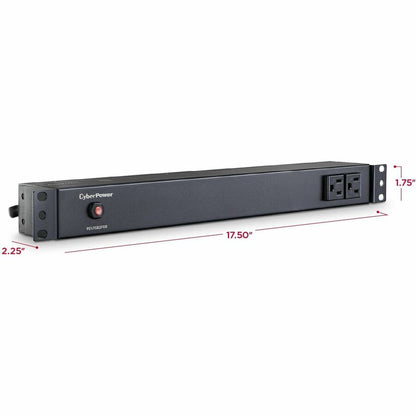 Alternate-Image3 Image for CyberPower PDU15B2F8R 100 - 125 VAC 15A Basic PDU