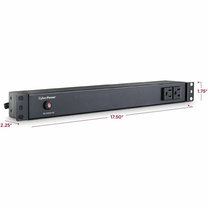 Alternate-Image4 Image for CyberPower PDU15B2F10R 100 - 125 VAC 15A Basic PDU