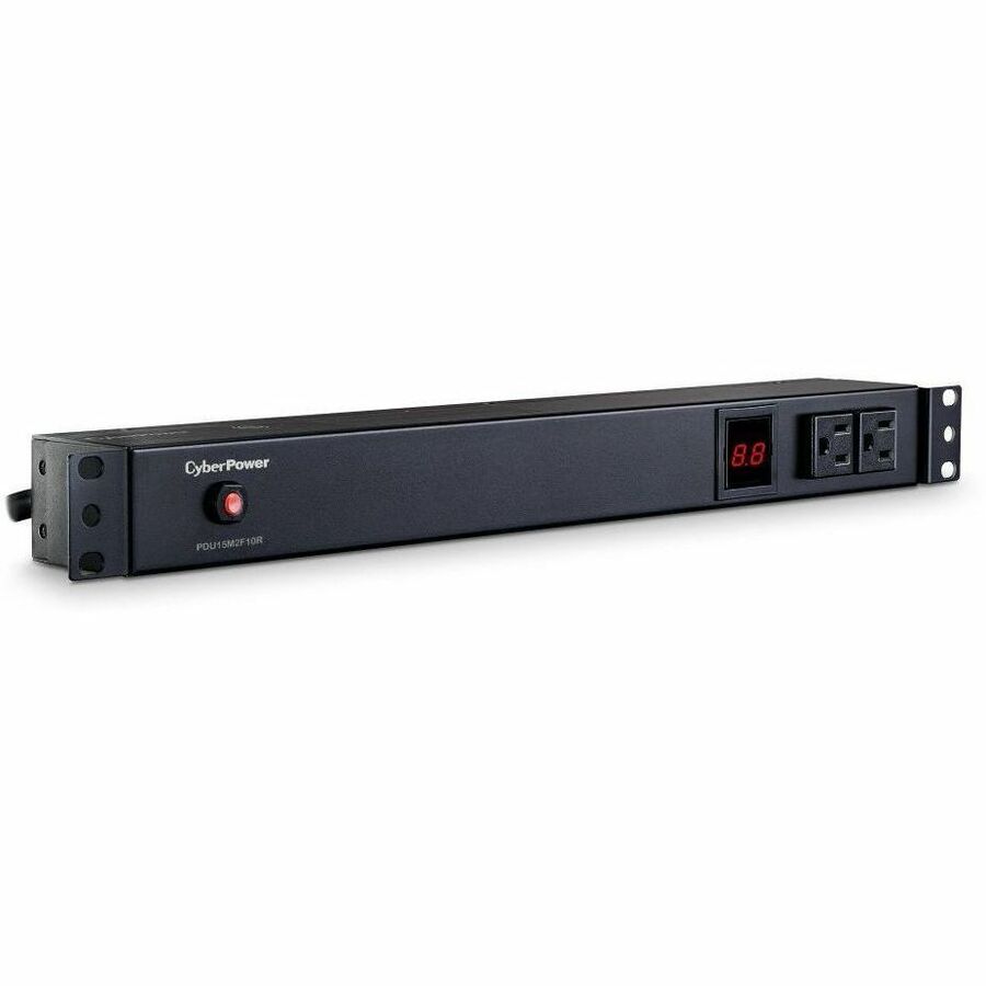 Alternate-Image7 Image for CyberPower PDU15M2F10R 100 - 125 VAC 15A Metered PDU