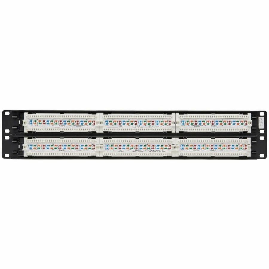 Alternate-Image1 Image for Eaton Tripp Lite Series 48-Port Cat6 Patch Panel - UTP, 110 Punch Down, RJ45, 2U, TAA