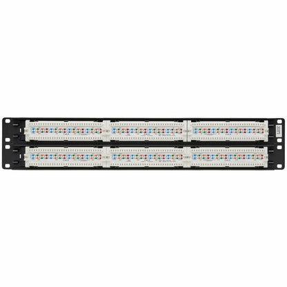 Alternate-Image1 Image for Eaton Tripp Lite Series 48-Port Cat6 Patch Panel - UTP, 110 Punch Down, RJ45, 2U, TAA