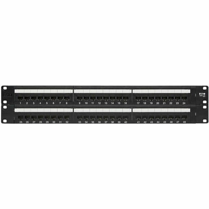 Alternate-Image3 Image for Eaton Tripp Lite Series 48-Port Cat6 Patch Panel - UTP, 110 Punch Down, RJ45, 2U, TAA