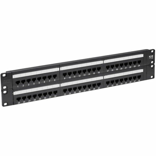 Main Image for Eaton Tripp Lite Series 48-Port Cat6 Patch Panel - UTP, 110 Punch Down, RJ45, 2U, TAA