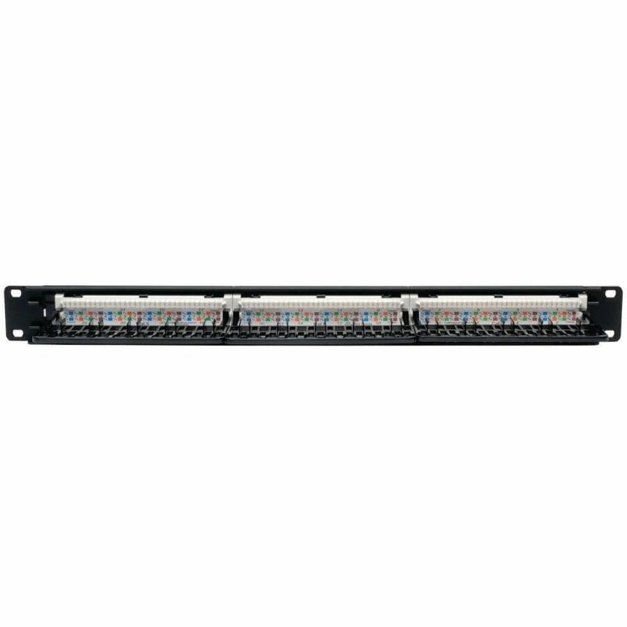 Alternate-Image3 Image for Eaton Tripp Lite Series 24-Port 1U Rack-Mount Cat6/Cat5 110 Patch Panel, 568B, RJ45 Ethernet, TAA