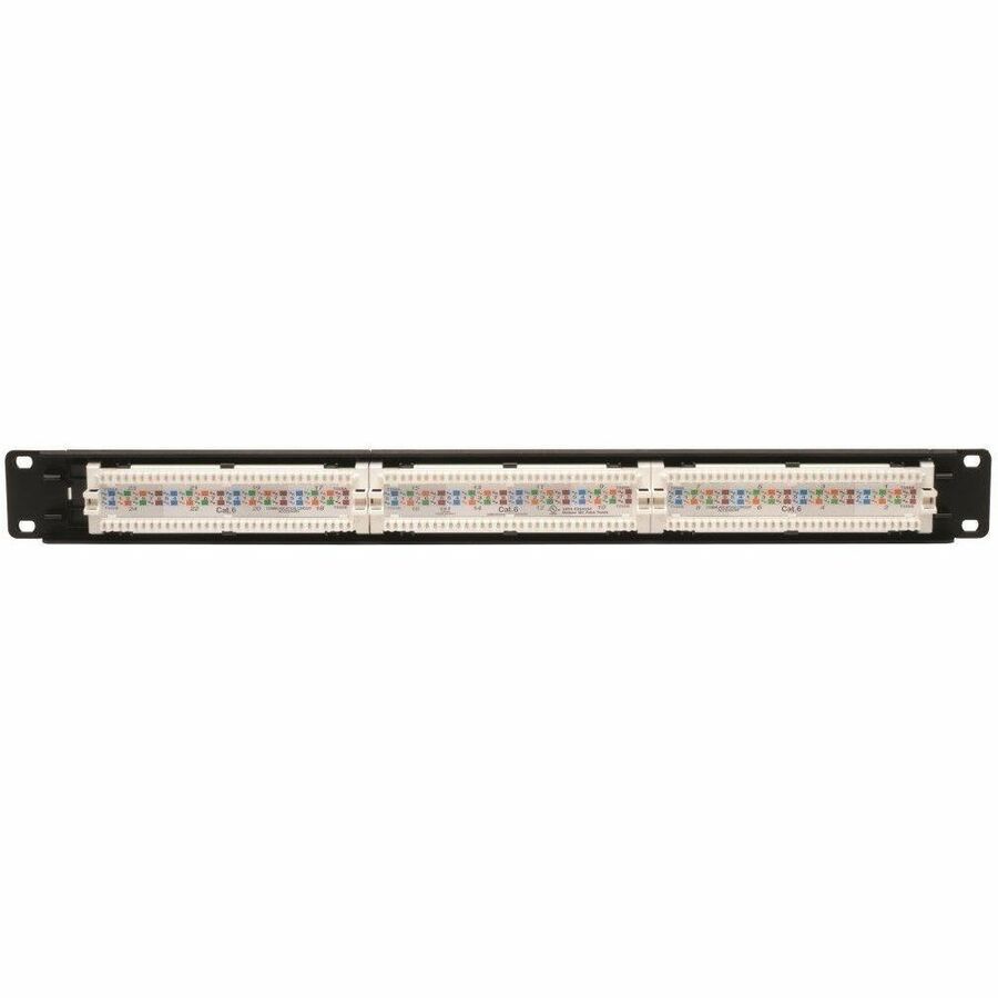 Alternate-Image1 Image for Eaton Tripp Lite Series 24-Port 1U Rack-Mount Cat6/Cat5 110 Patch Panel, 568B, RJ45 Ethernet, TAA