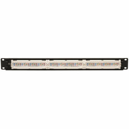 Alternate-Image1 Image for Eaton Tripp Lite Series 24-Port 1U Rack-Mount Cat6/Cat5 110 Patch Panel, 568B, RJ45 Ethernet, TAA