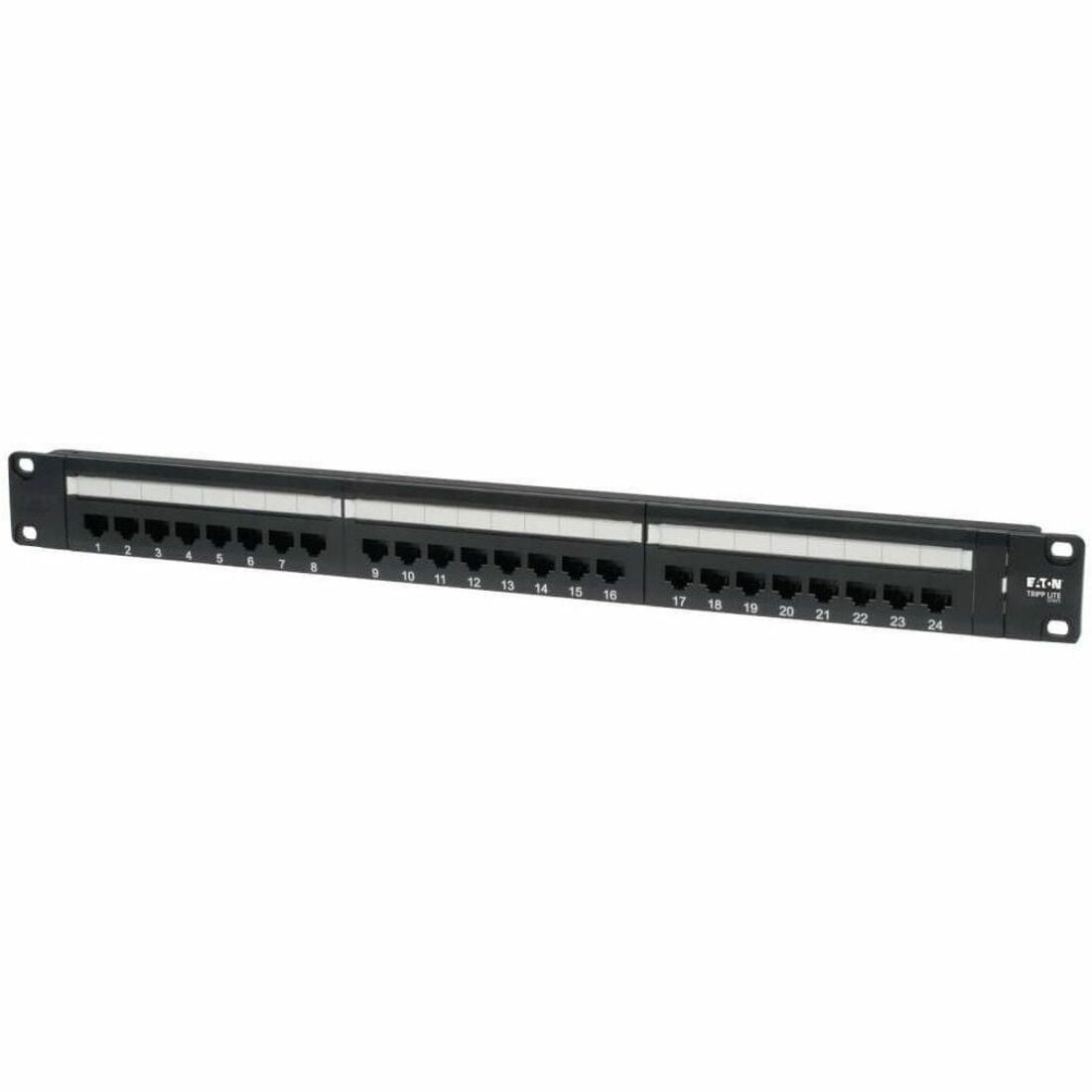 Main Image for Eaton Tripp Lite Series 24-Port 1U Rack-Mount Cat6/Cat5 110 Patch Panel, 568B, RJ45 Ethernet, TAA