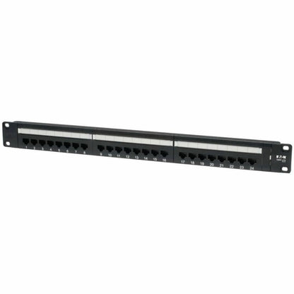 Main Image for Eaton Tripp Lite Series 24-Port 1U Rack-Mount Cat6/Cat5 110 Patch Panel, 568B, RJ45 Ethernet, TAA