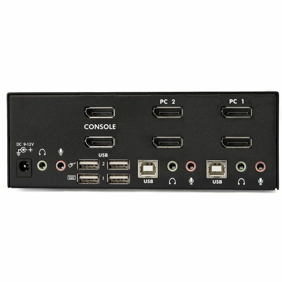 Alternate-Image3 Image for StarTech.com 2 Port Dual DisplayPort USB KVM Switch with Audio