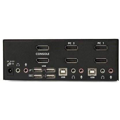 Alternate-Image3 Image for StarTech.com 2 Port Dual DisplayPort USB KVM Switch with Audio