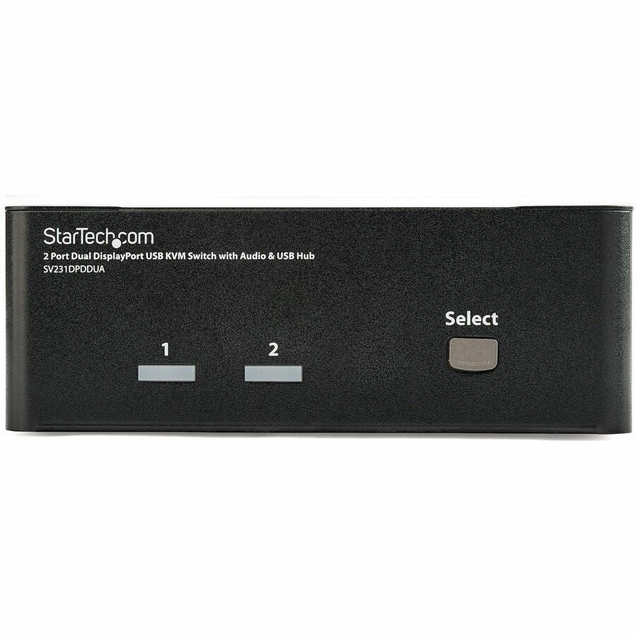 Alternate-Image2 Image for StarTech.com 2 Port Dual DisplayPort USB KVM Switch with Audio