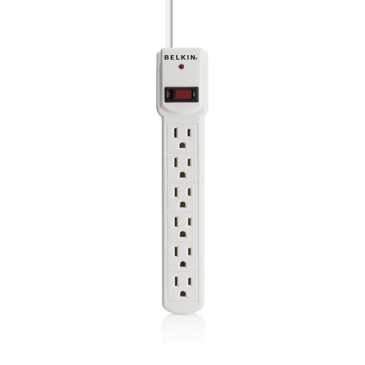 Main Image for Belkin 6-Outlet Surge Protector with 3-foot Power Cord