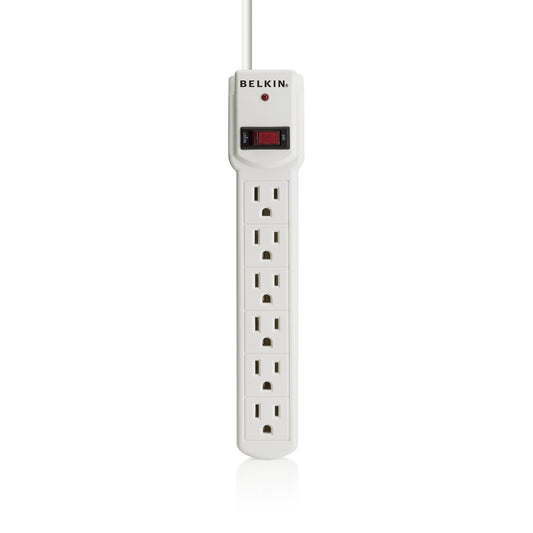 Main Image for Belkin 6-Outlet Surge Protector with 3-foot Power Cord
