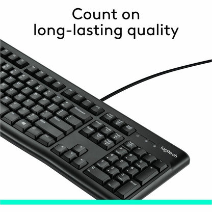Alternate-Image2 Image for Logitech K120 Plug-and-Play USB Keyboard