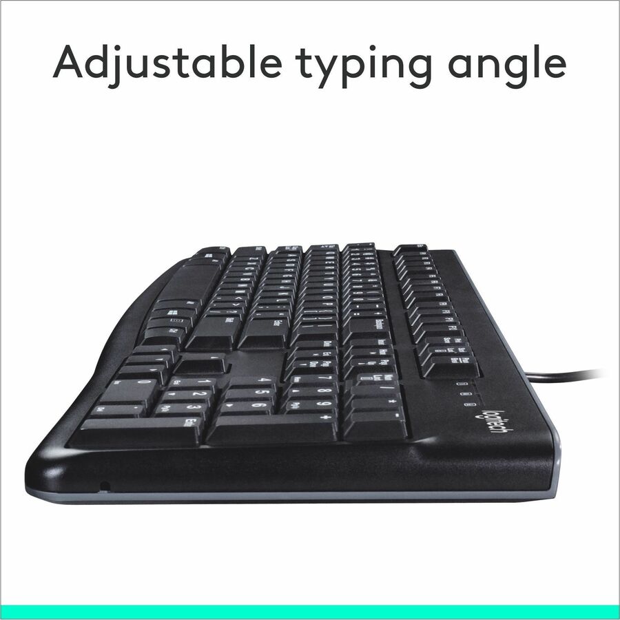 Alternate-Image5 Image for Logitech K120 Plug-and-Play USB Keyboard