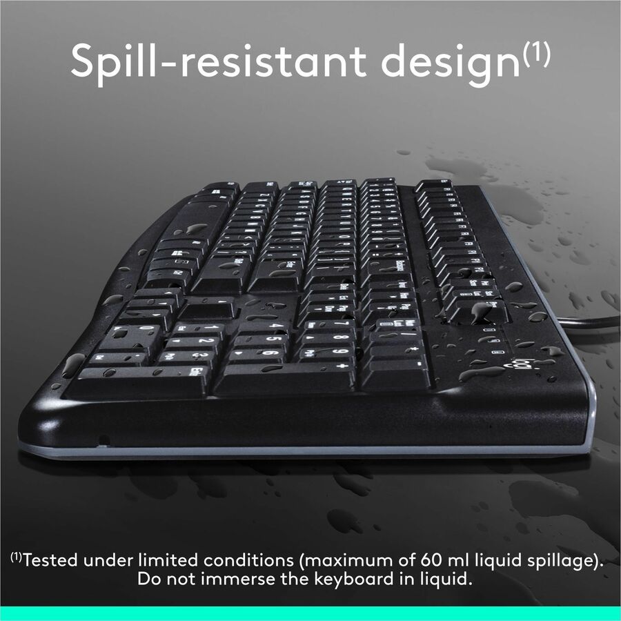 Alternate-Image3 Image for Logitech K120 Plug-and-Play USB Keyboard