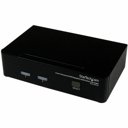 Main Image for StarTech 2 Port USB DisplayPort KVM Switch with Audio, TAA