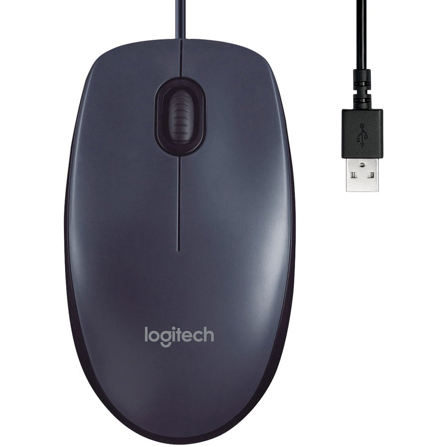 Alternate-Image2 Image for Logitech B100 Optical USB Mouse