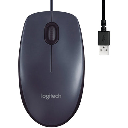 Alternate-Image2 Image for Logitech B100 Optical USB Mouse