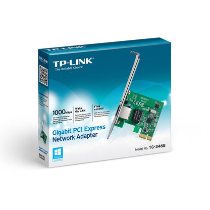 Alternate-Image1 Image for TP-LINK TG-3468 -10/100/1000Mbps Gigabit Ethernet PCI Express Network Card